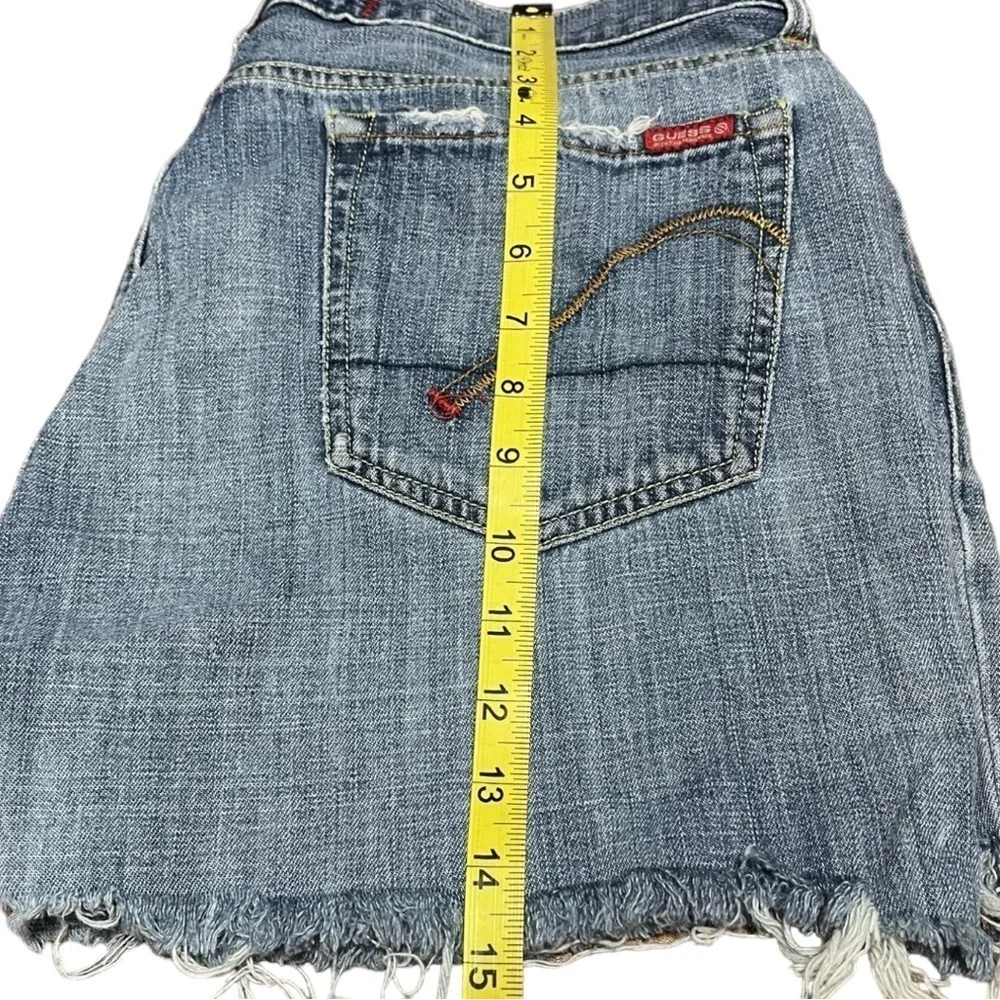Guess Distressed Denim Shorts